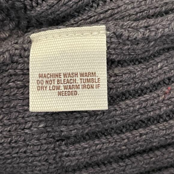 Route 66 Knit Deep V-Neck Tunic Grey Sweater Size XL Women's Clothing - Picture 5 of 6